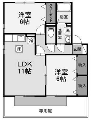 トレド・Ｎ　Ａ・Ｂ棟の間取り