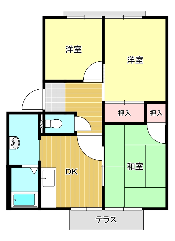 メゾンアムールの間取り