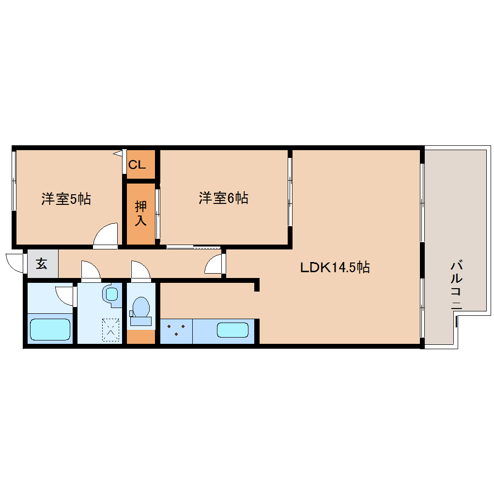 ガーデンプラザ泉中央の間取り