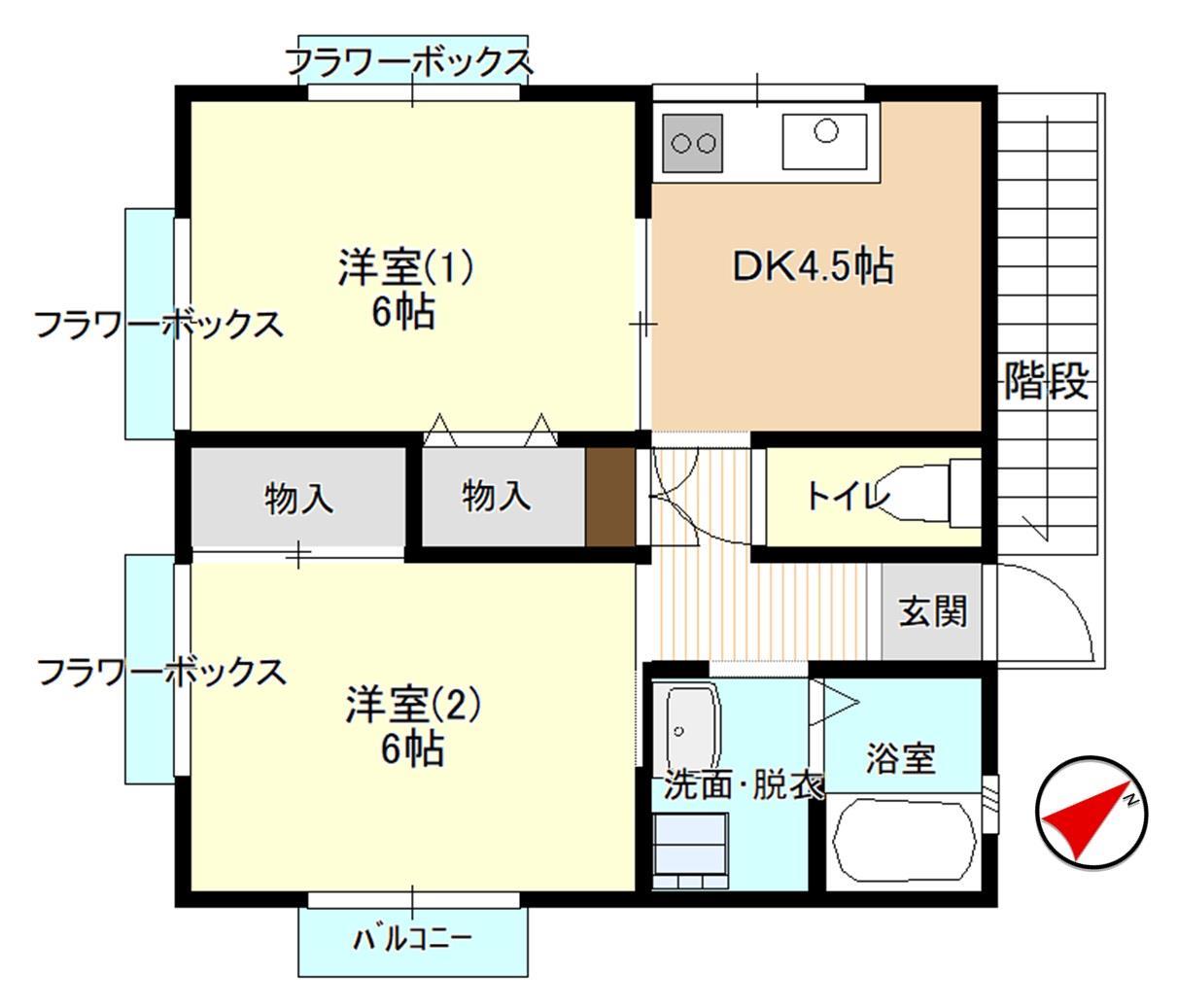 グリーンヒル鹿島台の間取り