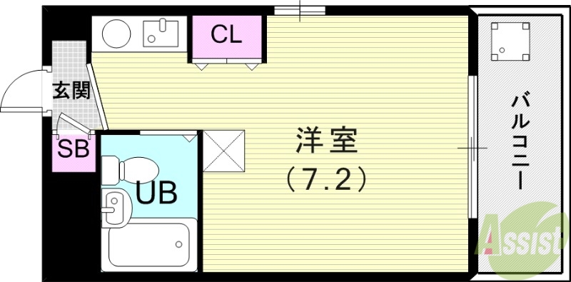 ラファエラ鳴尾IIの間取り