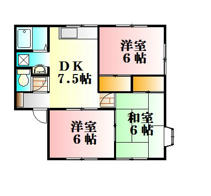 サンモール清水Eの間取り