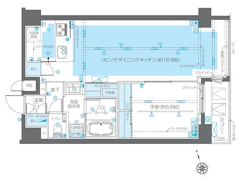 ZOOM広尾の間取り