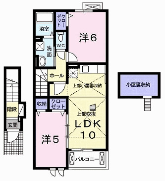 【メルベイユテリトワールアコールの間取り】