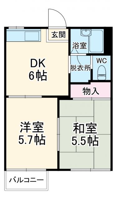 アーバンヒル刑部の間取り