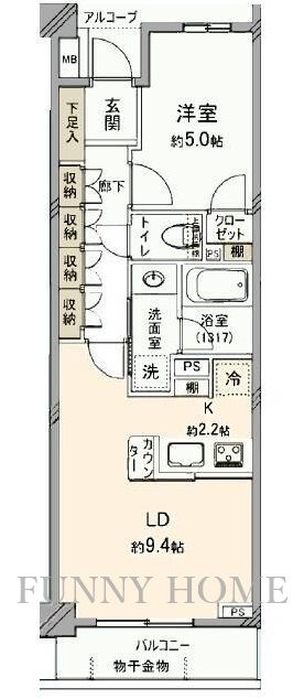 パークホームズ世田谷梅丘の間取り