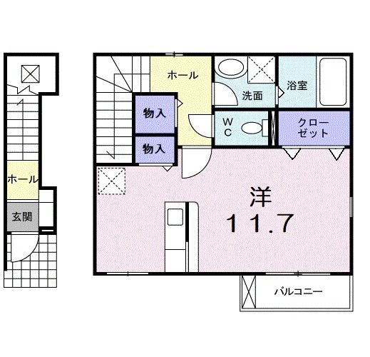 ルーステララの間取り