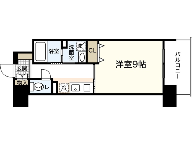 【広島市中区小網町のマンションの間取り】