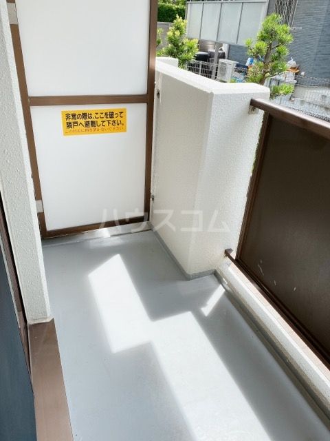 【浜松市中央区渡瀬町のマンションのバルコニー】