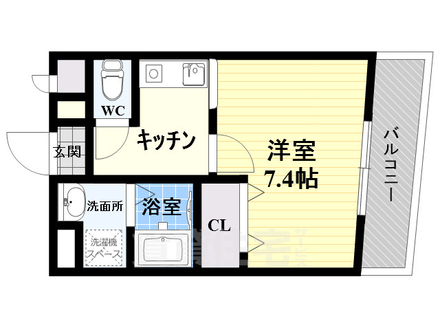 尼崎市東難波町のマンションの間取り