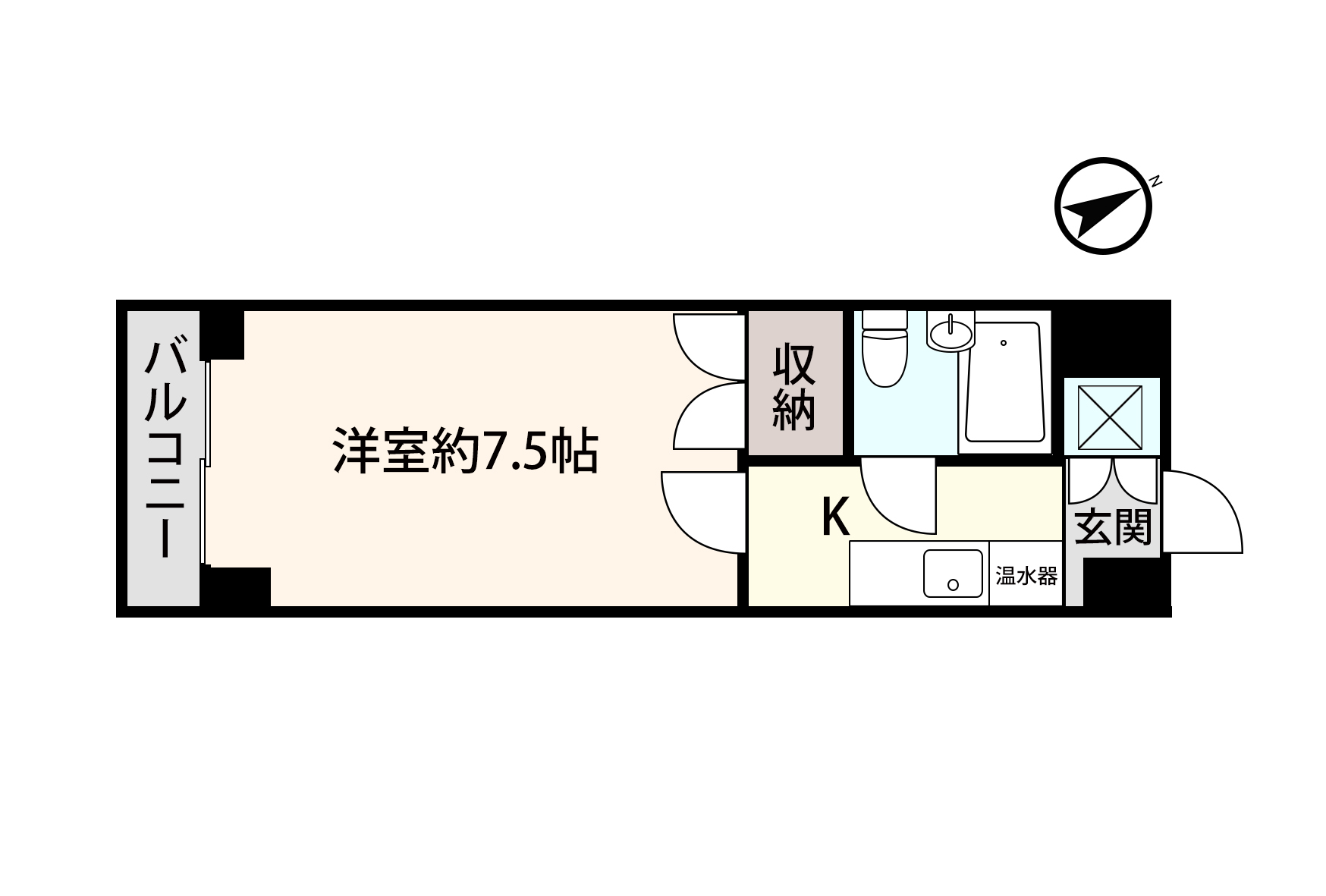 アシスト第2仙台マンションの間取り