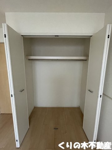 収納　たっぷりとした収納スペースです