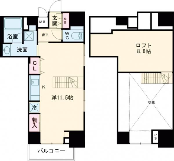 ZOOM錦糸町の間取り