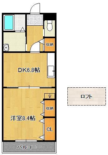 アモル筑前の間取り