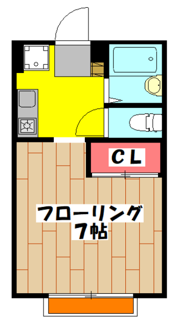 コーポ・プロスパーの間取り