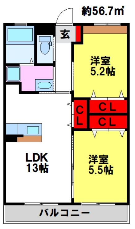 SophiaGardenの間取り