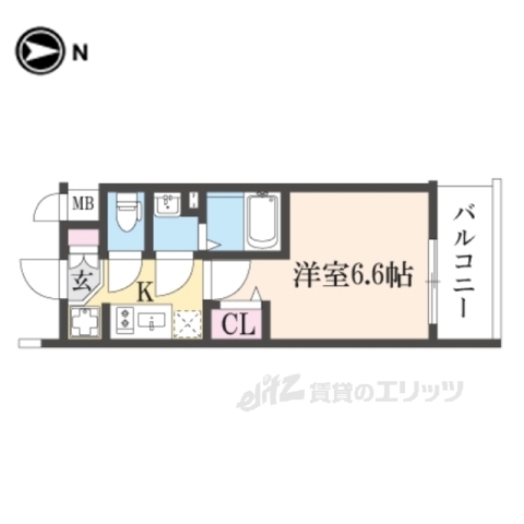 ファステート京都東福寺パラベルの間取り