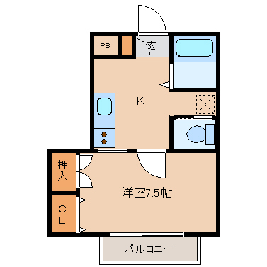 コーポウィーンズC棟の間取り