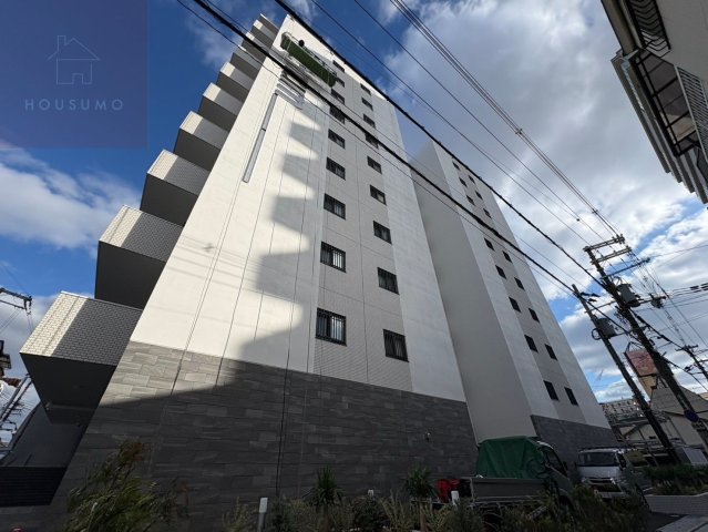 【東大阪市足代北のマンションの建物外観】