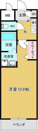 名古屋市守山区瀬古東のマンションの間取り