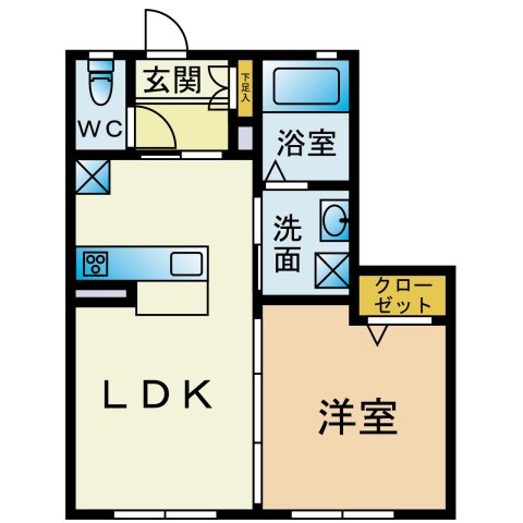 マストライフ高崎貝沢の間取り