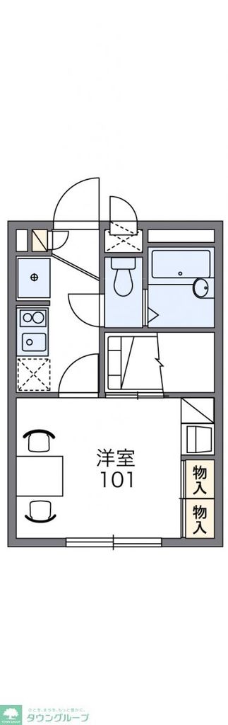 東村山市富士見町のマンションの間取り