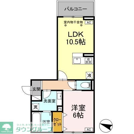 D-ROOM野間大池の間取り