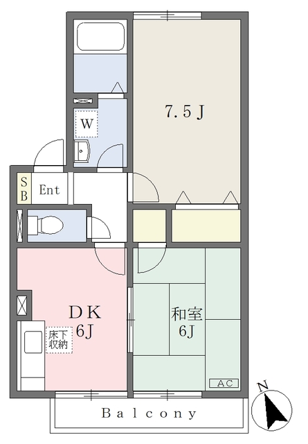 ニューエクセルＢの間取り