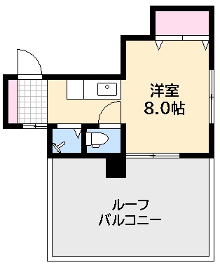 広島市西区天満町のマンションの間取り