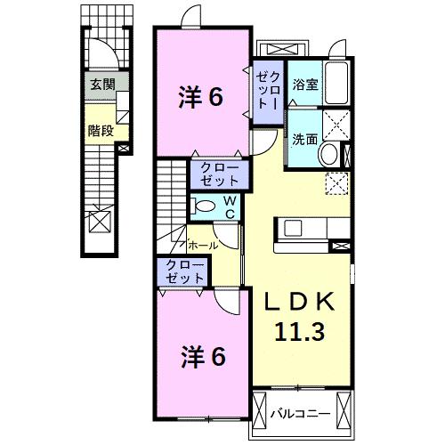 フォレストパークIIの間取り