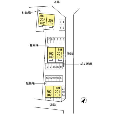 【セジュール田村西 B棟のその他】