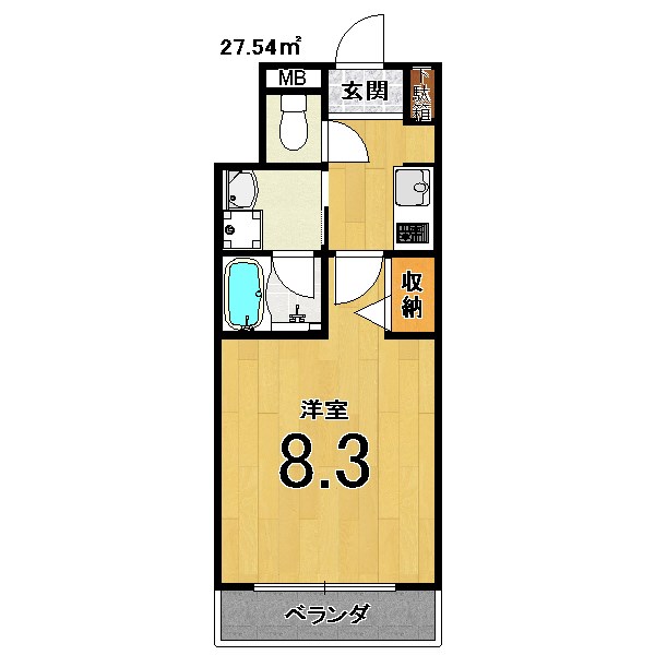 ラプロ藤ノ木の間取り