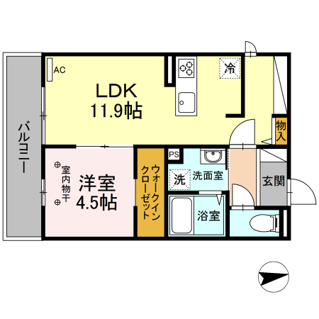 ウエストヒルズ那珂川の間取り