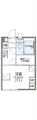 レオパレスプランドール西山本町の間取り