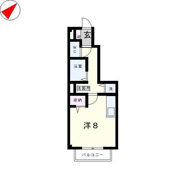 守山市金森町のマンションの間取り