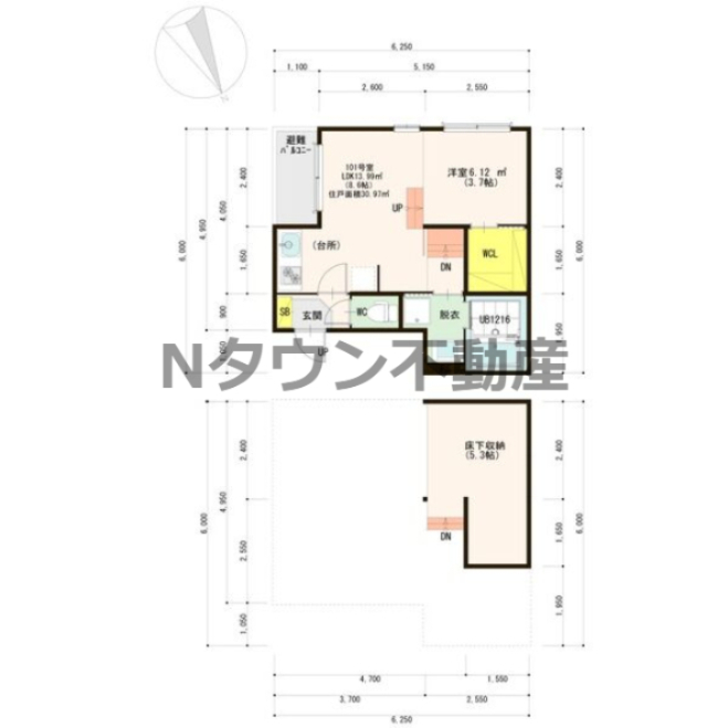 FAUSTAの間取り