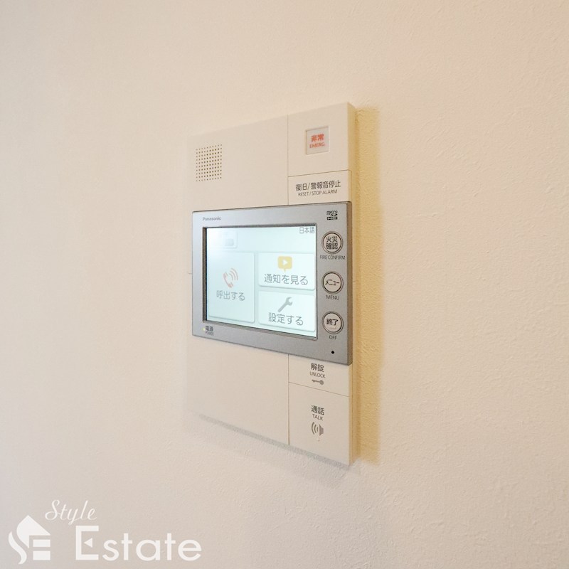 セキュリティ　モニター付きインターホン