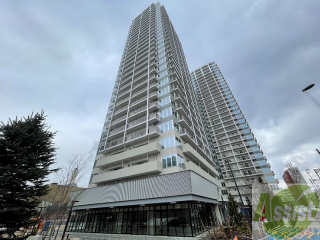 建物外観　「ザ・札幌タワーズ　ＷＥＳＴ　ＴＯＷＥＲ」完成予想パース