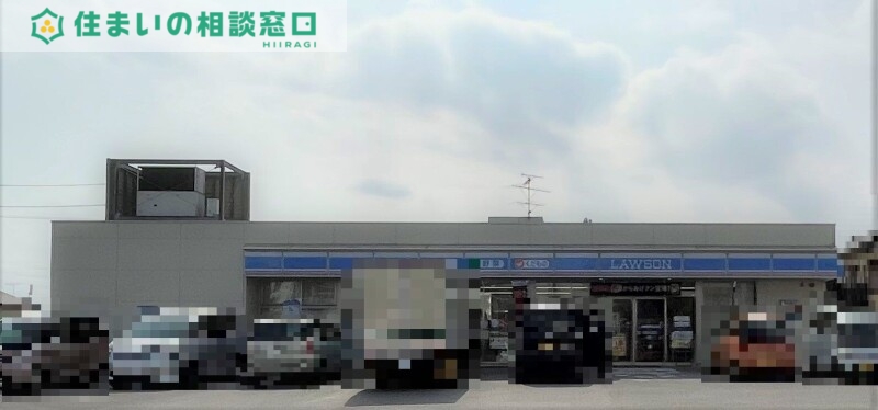 コンビニ　ローソン岡崎竜美南店（コンビニ）まで700m