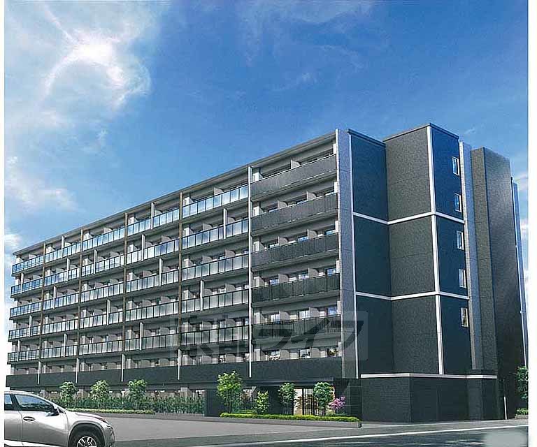 建物外観　予想図、・完成予想図