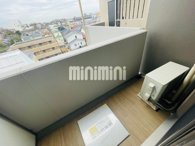 バルコニー　写真は別号室です。