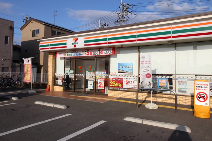 コンビニ　セブン-イレブン四條畷江瀬美町店（コンビニ）まで450m