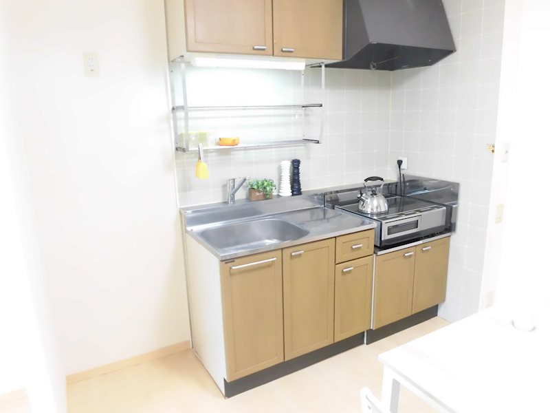 キッチン　IHクッキングヒーター付きのキッチン