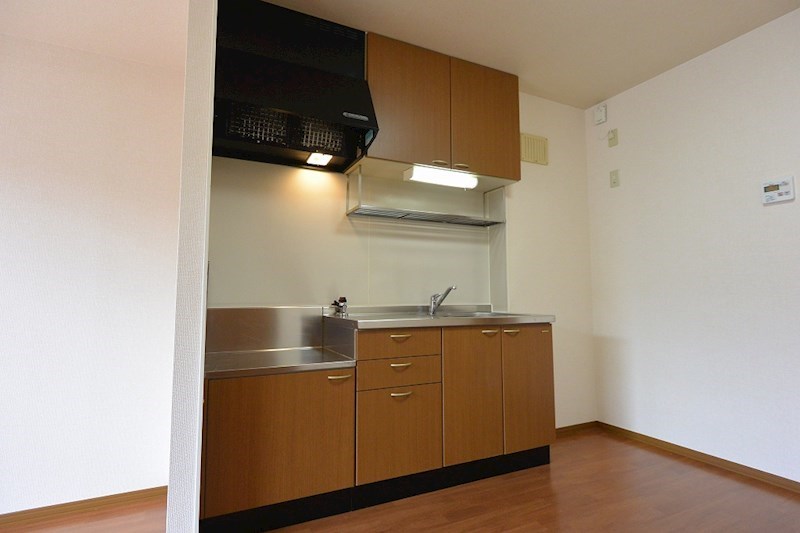 キッチン　2口ガスコンロ設置可能