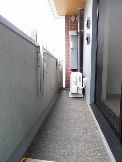 バルコニー　広々としたバルコニーです