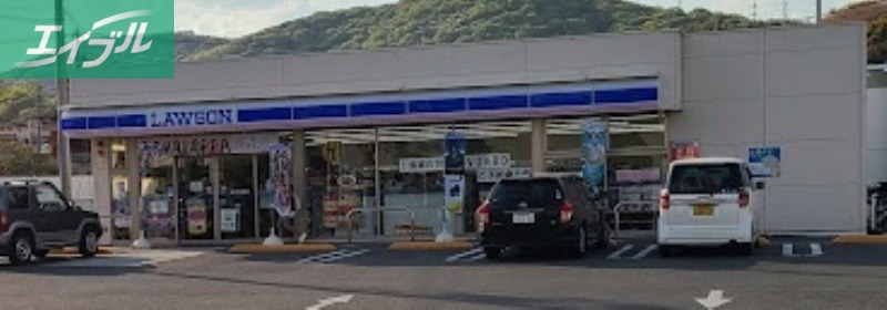 コンビニ　ローソン岡山北方店（コンビニ）まで376m