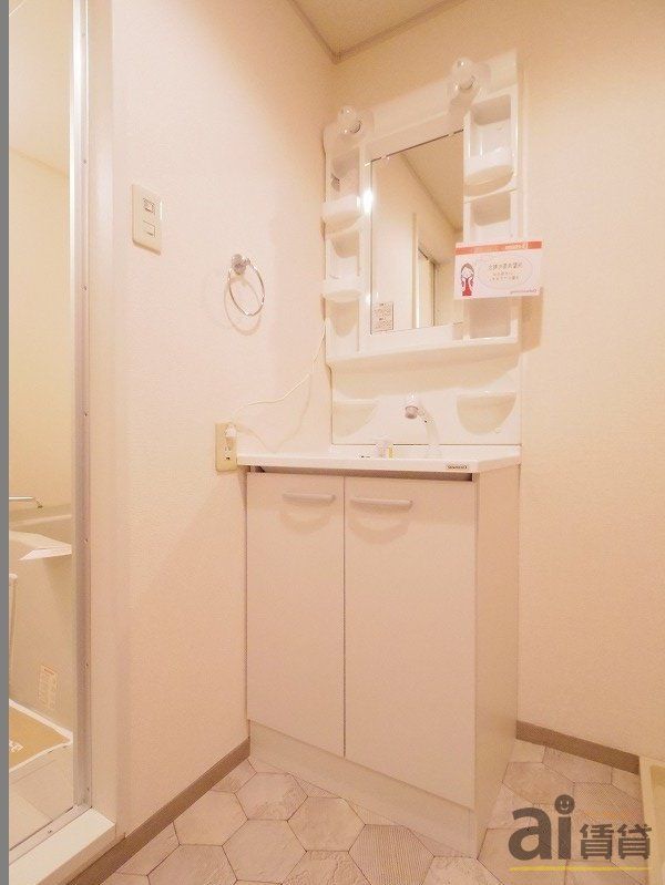 洗面設備　※別号室写真です。