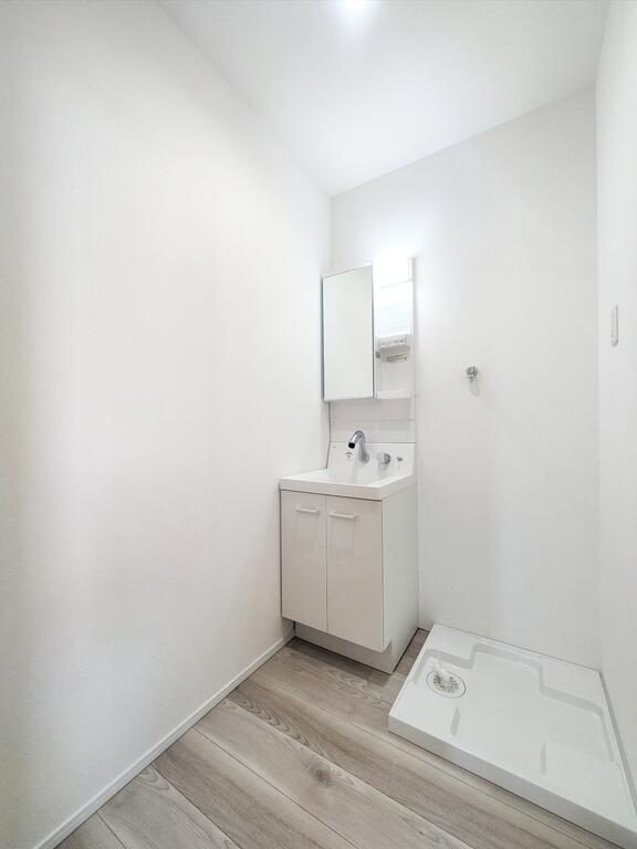 洗面設備　便利なシャンプードレッサー付き