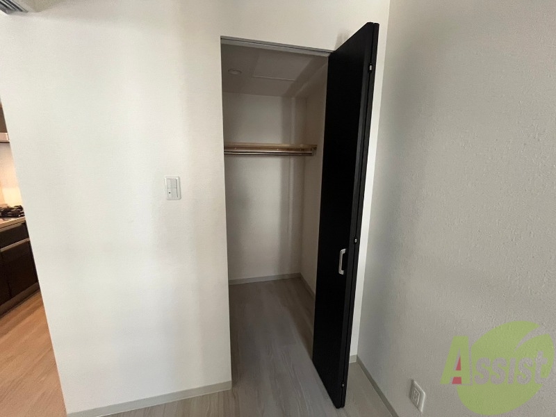 収納　洋室にはクローゼットがあるのですっきり片付きそうです。