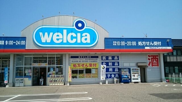 ドラックストア　ウエルシア新潟小新店（ドラッグストア）まで450m